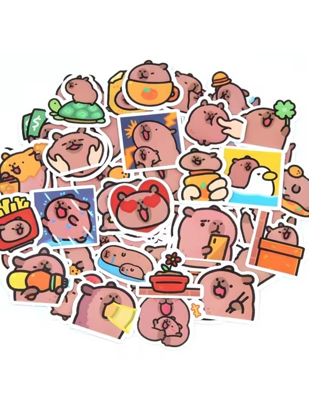 2/$10  30 Piece Capybaras Cute Cartoon Animal Stickers